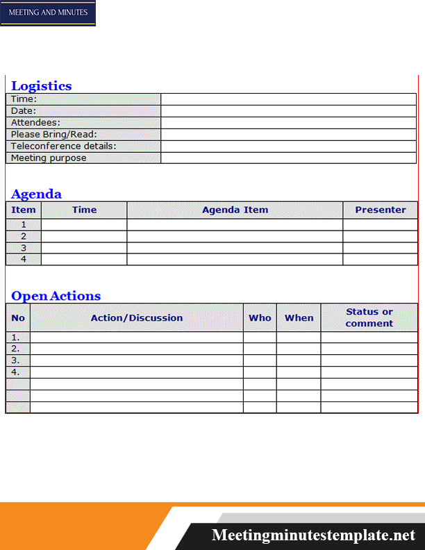 Project Meeting Minutes Template Excel from meetingminutestemplate.net